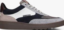 Heren FLORIS VAN BOMMEL grijze lage sneakers sfm-10143 de kupster