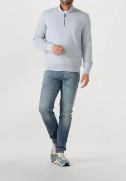 Heren FLORIS VAN BOMMEL grijze lage sneakers sfm-10154 de treener