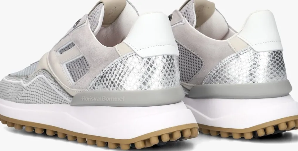 DAMES FLORIS VAN BOMMEL grijze lage sneakers sfm-10128