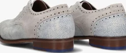 Heren FLORIS VAN BOMMEL grijze nette schoenen sfm-30361