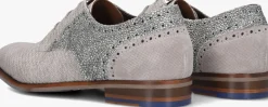 Heren FLORIS VAN BOMMEL grijze nette schoenen sfm-30361 de stapper