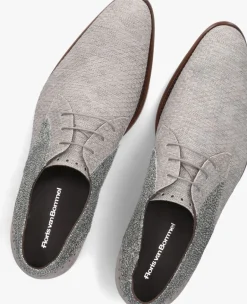 Heren FLORIS VAN BOMMEL grijze nette schoenen sfm-30361 de stapper
