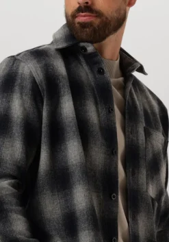 Heren GENTI grijze overshirt s1300-1300