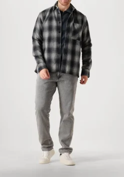 Heren GENTI grijze overshirt s1300-1300