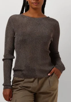 DAMES GESTUZ grijze t-shirt silvigz deep back blouse