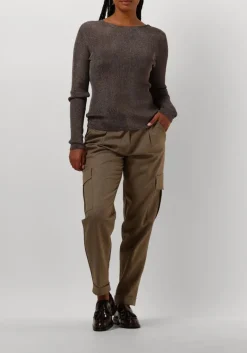 DAMES GESTUZ grijze t-shirt silvigz deep back blouse