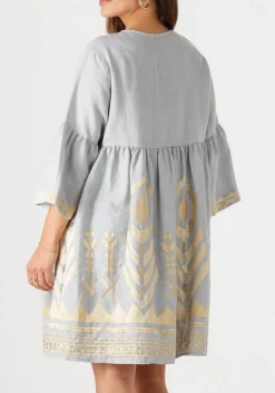 DAMES GREEK ARCHAIC KORI grijze mini jurk 231114