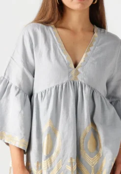 DAMES GREEK ARCHAIC KORI grijze mini jurk 231114