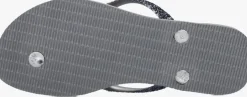 DAMES HAVAIANAS grijze teenslippers kids slim glitter ii