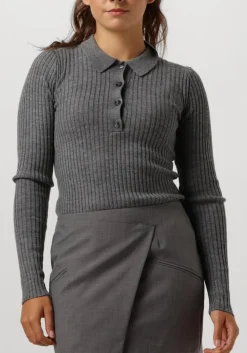 DAMES HERSKIND grijze tops & t-shirts cadee blouse