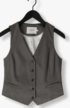 DAMES JANICE grijze gilet dave gilet
