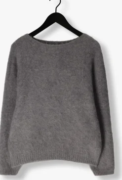 DAMES KNIT-TED grijze trui amanda pullover