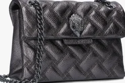 DAMES KURT GEIGER LONDON grijze schoudertas mini kensington drench