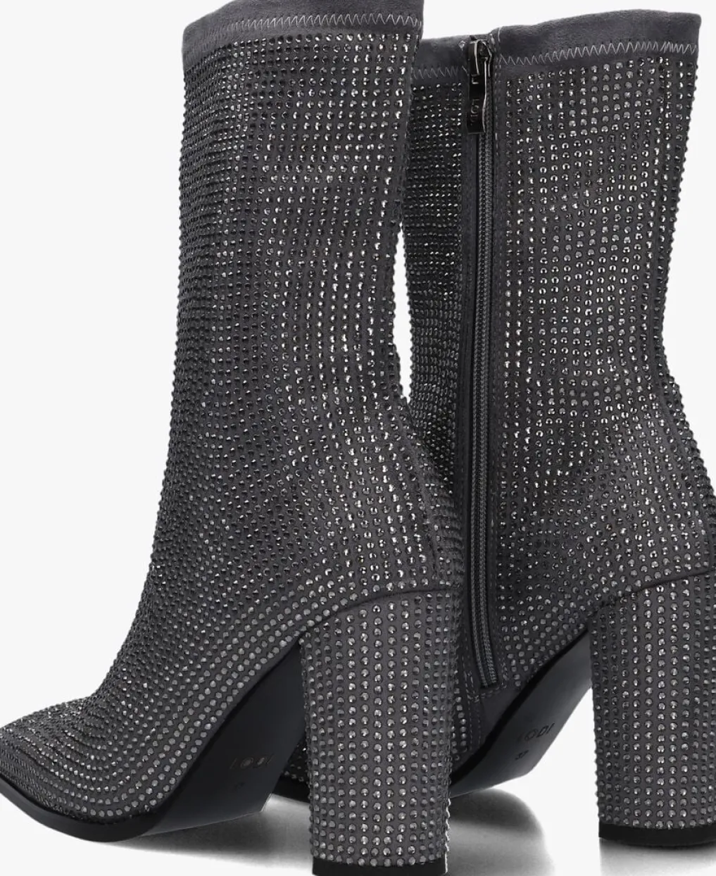 DAMES LODI grijze enkellaarsjes vetusa