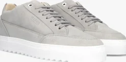 Heren Mason Garments grijze lage sneakers tia nativo