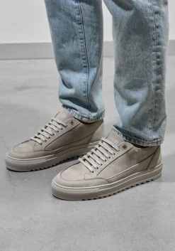 Heren Mason Garments grijze lage sneakers tia tonale