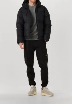 Heren MERCER AMSTERDAM grijze lage sneakers the re-run max perforated