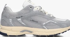 Heren MERCER AMSTERDAM grijze lage sneakers the re-run vintage m