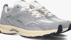 Heren MERCER AMSTERDAM grijze lage sneakers the re-run vintage m