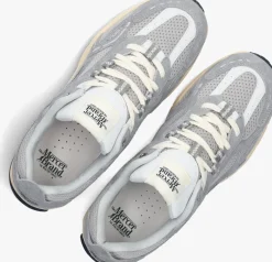 Heren MERCER AMSTERDAM grijze lage sneakers the re-run vintage m