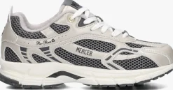 DAMES MERCER AMSTERDAM grijze lage sneakers the re-run champagne