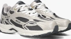 DAMES MERCER AMSTERDAM grijze lage sneakers the re-run champagne