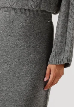 DAMES MOS MOSH grijze midirok mmbryndis knit skirt