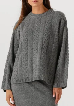 DAMES MOS MOSH grijze trui mmbryndis crewneck knit