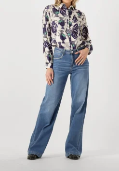 DAMES MOS MOSH grijze wide jeans mmdara shane jeans