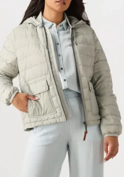 DAMES MOSCOW grijze gewatteerde jas 10-08-noah