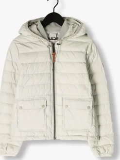 DAMES MOSCOW grijze gewatteerde jas 10-08-noah