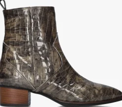 DAMES NOTRE-V grijze enkellaarsjes 3231