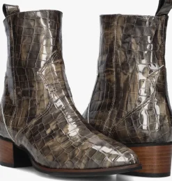 DAMES NOTRE-V grijze enkellaarsjes 3231