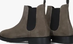 Heren NUBIKK grijze chelsea boots tucson rai