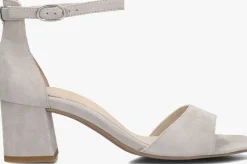 DAMES PAUL GREEN grijze sandalen met hak 6140