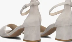 DAMES PAUL GREEN grijze sandalen met hak 6140