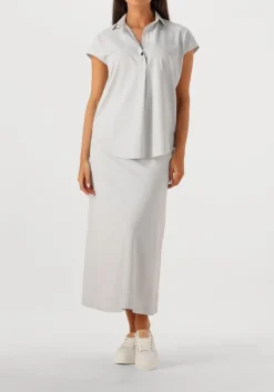 DAMES PENN & INK grijze blouses blouse