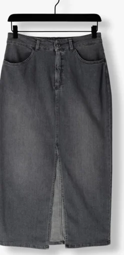 DAMES PENN & INK grijze midirok 679 skirt