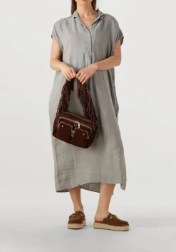 DAMES PENN & INK grijze mini jurk dress