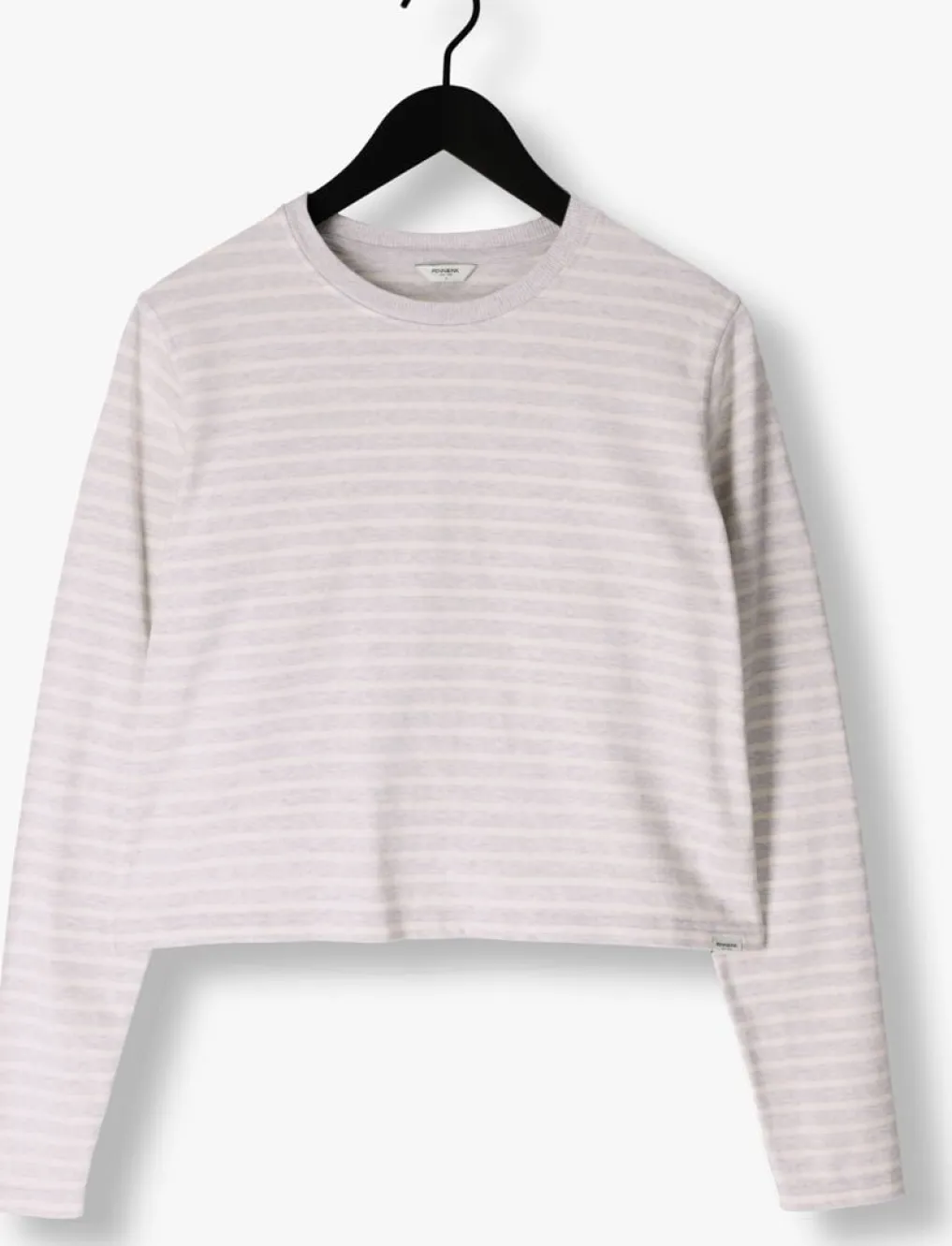 DAMES PENN & INK grijze tops & t-shirts 516 sweater stripe