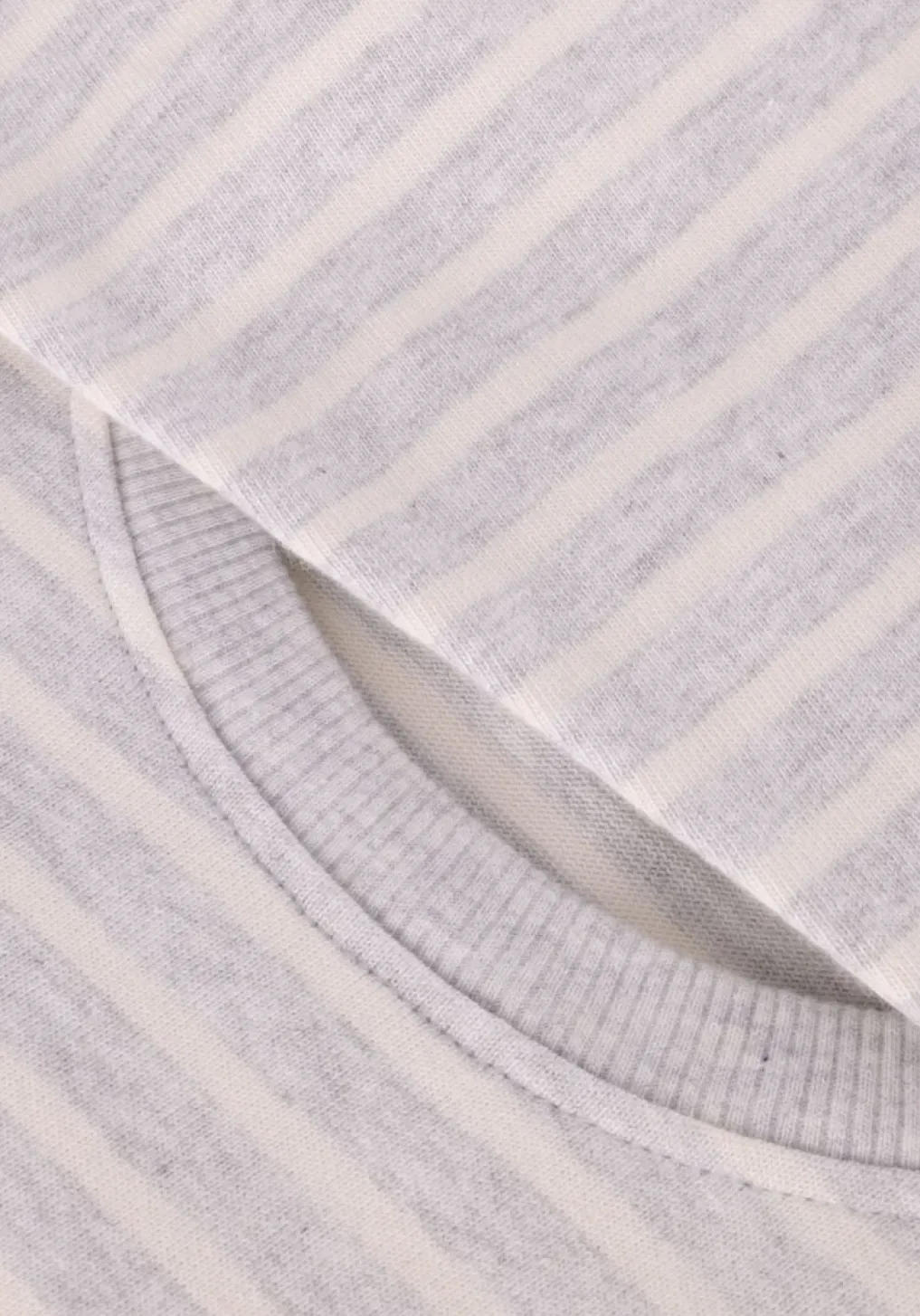 DAMES PENN & INK grijze tops & t-shirts 516 sweater stripe