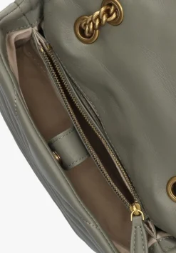 DAMES PINKO grijze schoudertas love puff mini