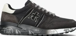 Heren PREMIATA grijze lage sneakers lander