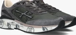 Heren PREMIATA grijze lage sneakers moerun