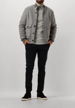 Heren PROFUOMO grijze jack outerw bmbr knit jack