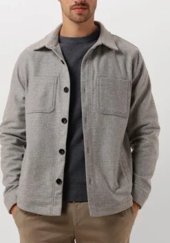 Heren PROFUOMO grijze overshirt overshirt check