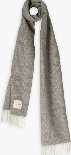 Heren PROFUOMO grijze sjaal scarf lambswool