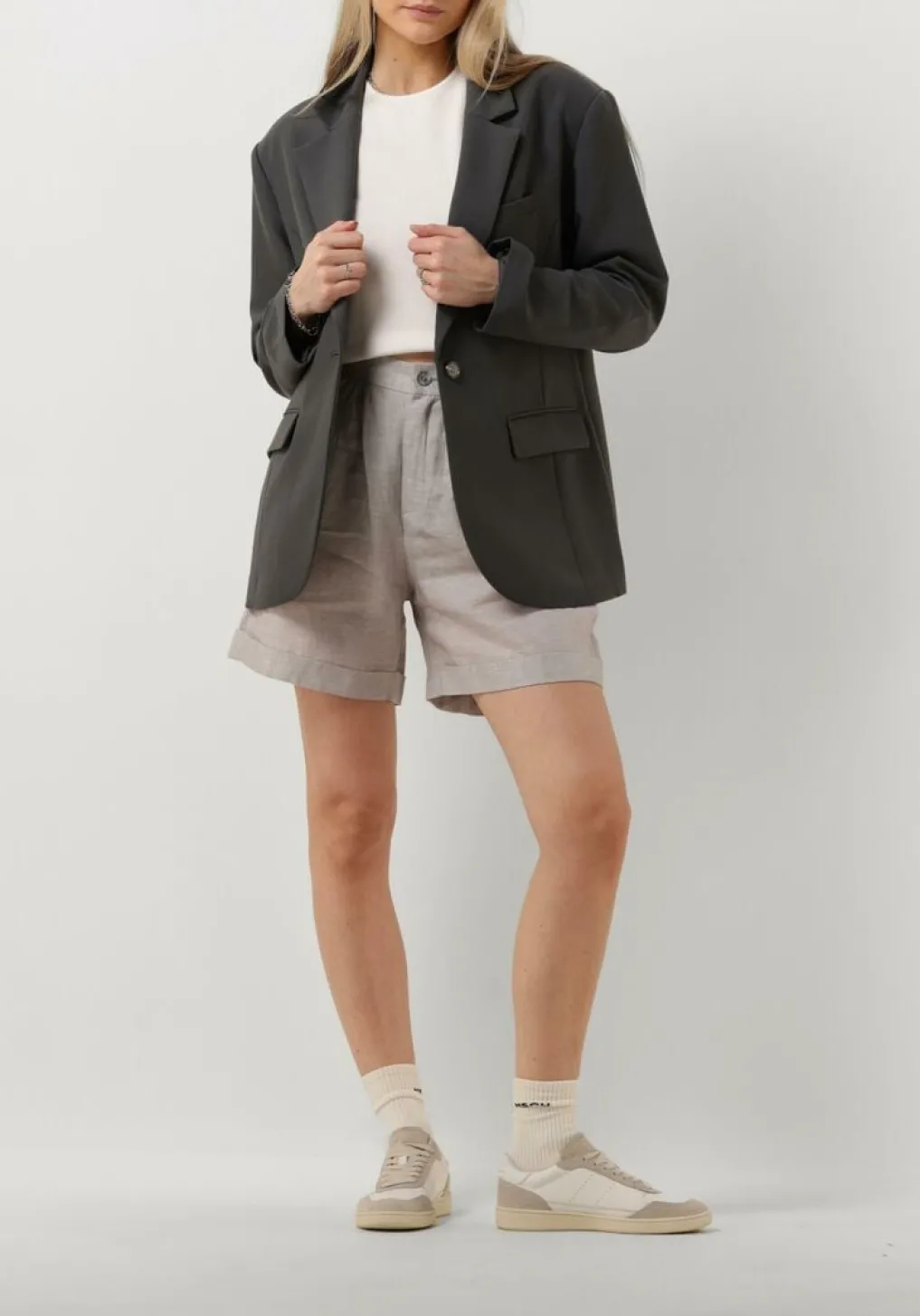 DAMES RESORT FINEST grijze korte broek bermuda