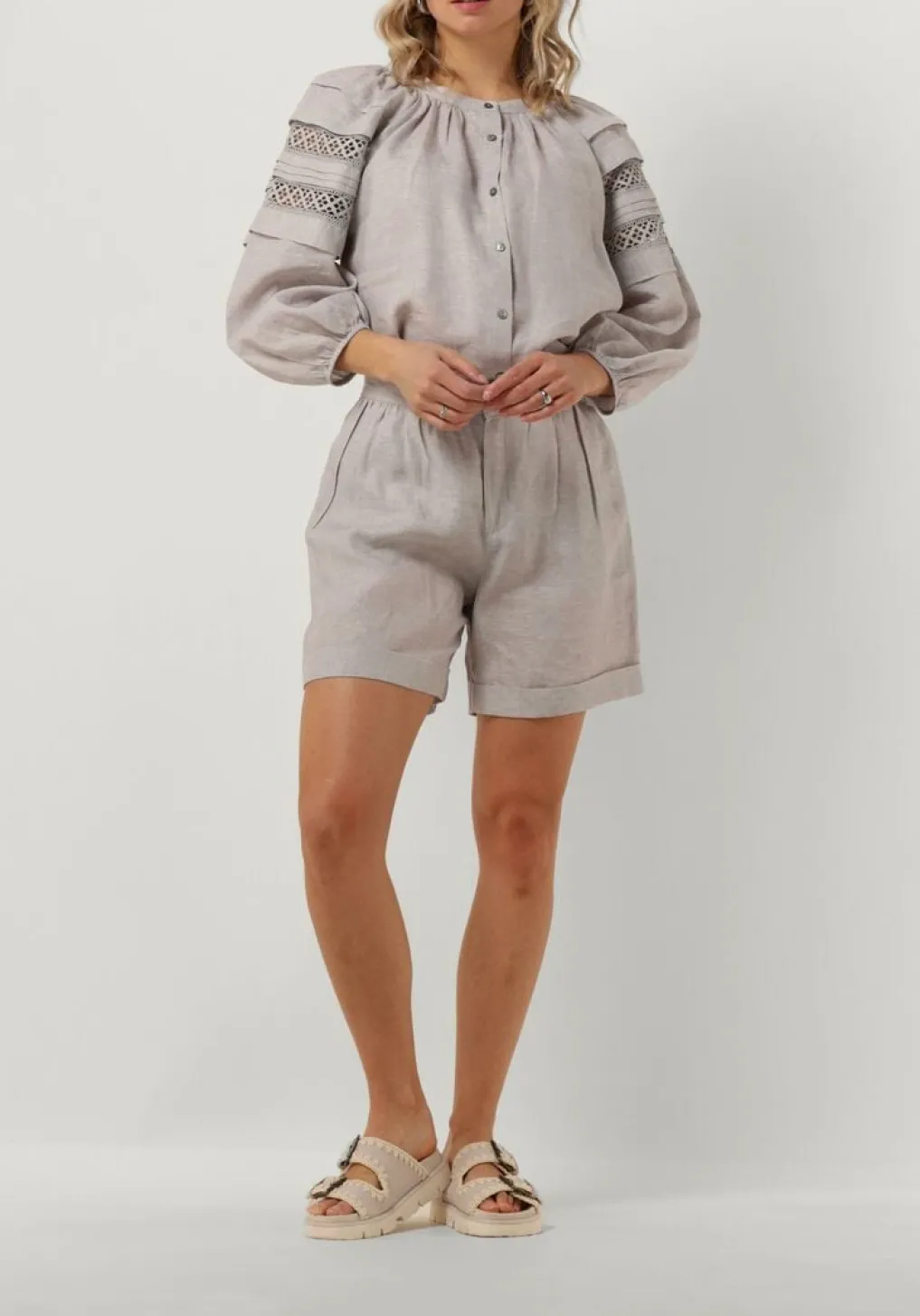 DAMES RESORT FINEST grijze korte broek bermuda