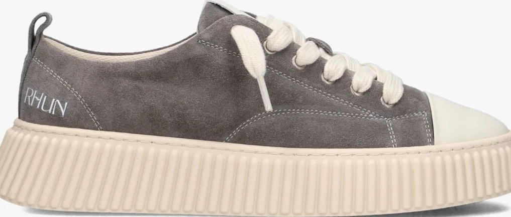 Heren RHUN grijze lage sneakers 2020 treble